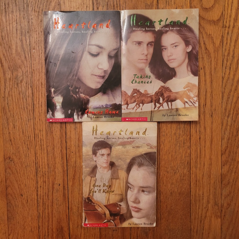 3 Heartland Book Lot Lauren Brooke SC Horse Lover Series Home School Teacher